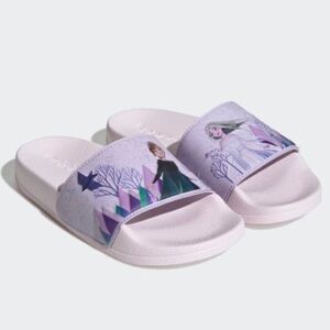 Adidas Adilette‎ Frozen Shower Slide Size 6 Kids